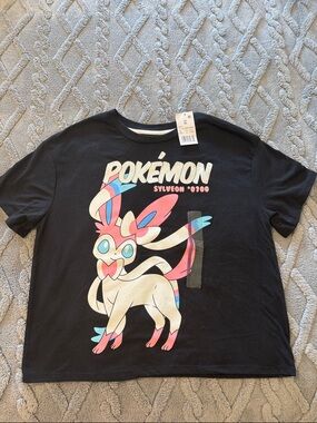 Girls Black  Pokémon Sylveon Graphic Tee